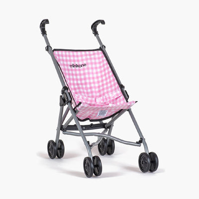 Minikane Doll Stroller - Gingham Pink