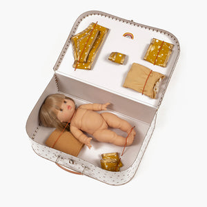 Minikane My Suitcase of Yesteryear - "Les Minis Héros" Zoé
