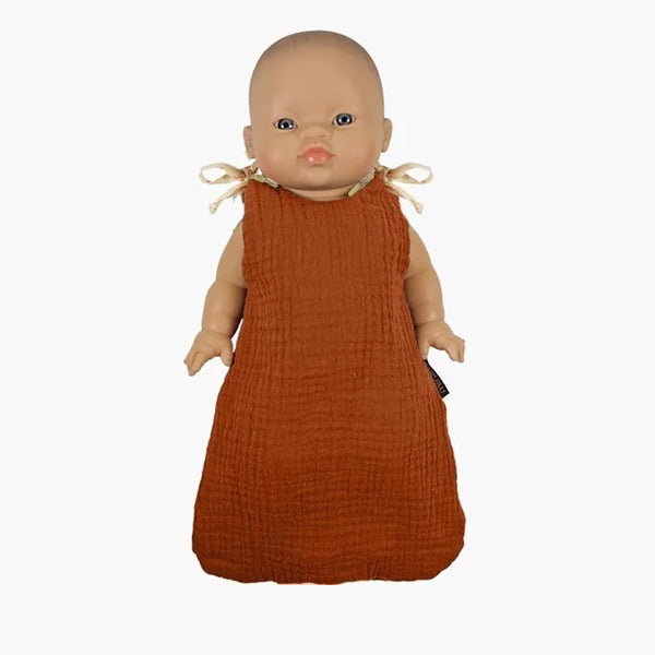 Minikane Paola Reina Baby Doll Sleeping Bag - Cognac