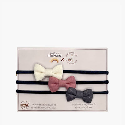 Minikane Paola Reina Baby Doll Set of 3 Headbands - Paris