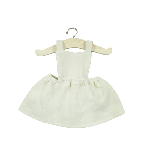 Minikane Paola Reina Baby Doll Apron Dress ADÈLE – Ecru