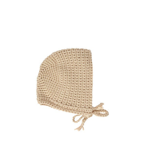 Minikane Paola Reina Baby Doll Crochet Round Hat – Natural