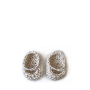Minikane Paola Reina Baby Doll Crochet Shoes – Ecru