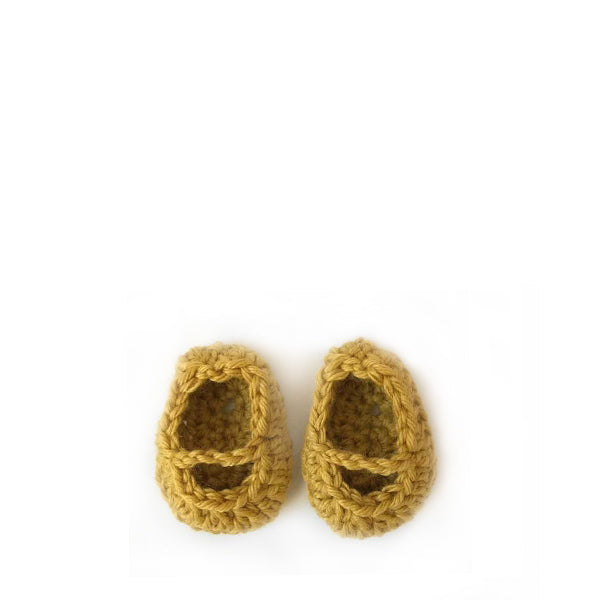 Minikane Paola Reina Baby Doll Crochet Shoes – Mustard