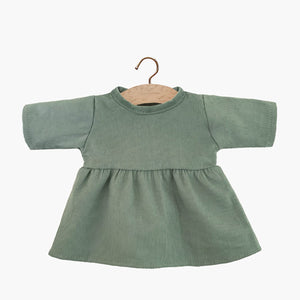 Minikane Paola Reina Baby Doll Dress FAUSTINE - Babycord Vert Sauge