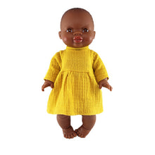 Minikane Paola Reina Baby Doll Dress – Mustard