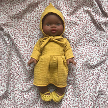 Minikane Paola Reina Baby Doll Dress – Mustard
