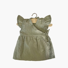 Minikane Paola Reina Baby Doll Dress IRIS - Plumetis - Vert Amande