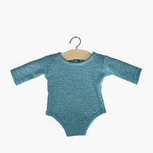 Minikane Les P'tits Basiques Ribbed Knit Body - Paon