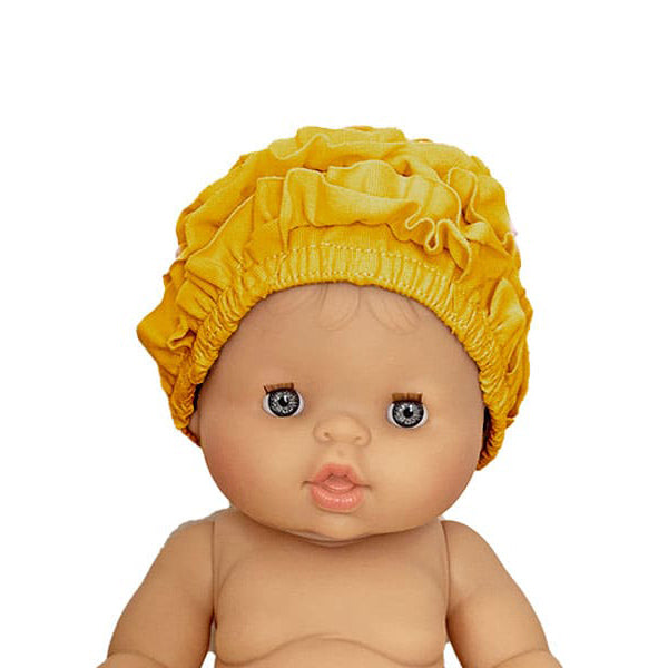Minikane Paola Reina Baby Doll MONACO Beach Bathing Cap – Mustard
