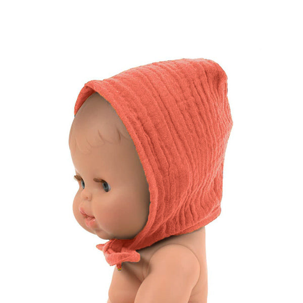 Minikane Paola Reina Baby Doll Round Hat – Marsala