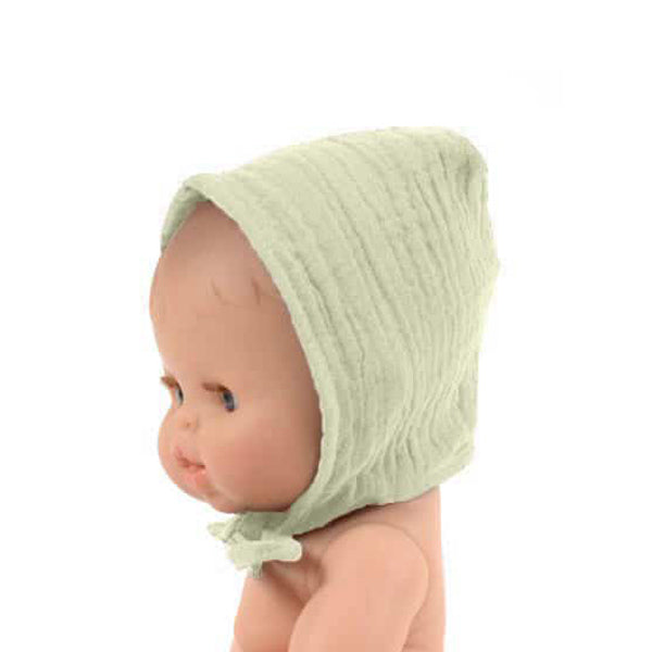 Minikane Paola Reina Baby Doll Round Hat – Pistache