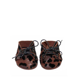 Minikane Paola Reina Baby Doll Lace-Up Shoes – Leopard