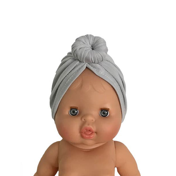 Minikane Paola Reina Baby Doll Turban - Pearl Grey