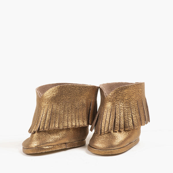 Minikane x Patt'touch Baby Doll Boots – Golden Brown