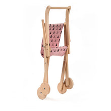 Minikane Vintage Wooden Doll Stroller - Powder Pink