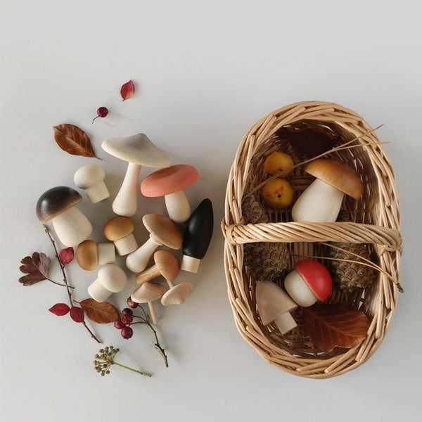 Moon Picnic Forest Mushrooms Basket