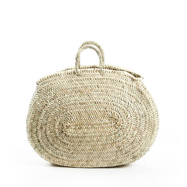 Handmade Palm Leaf Basket - Oval