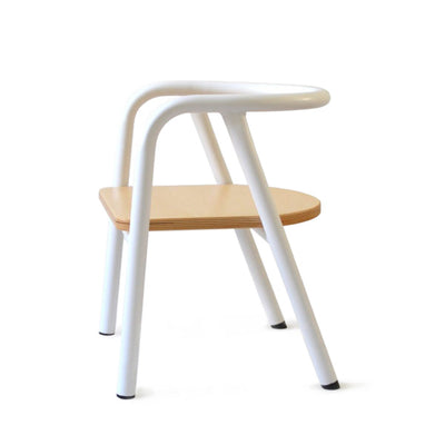 Mum and Dad Factory Metal School Chair - White