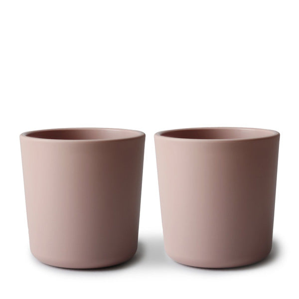Mushie Dinnerware Cup, Set of 2 - Blush