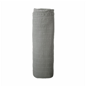 Mushie Muslin Swaddle Blanket Organic Cotton - Belgian Grey