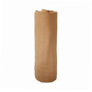 Mushie Muslin Swaddle Blanket Organic Cotton - Fall Yellow