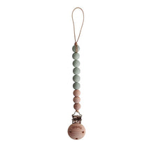 Mushie Pacifier Clip Cleo - Sage