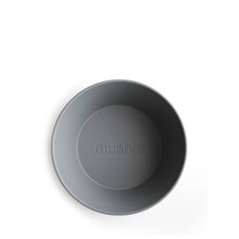 Mushie Round Dinnerware Bowl, Set of 2 - Smoke