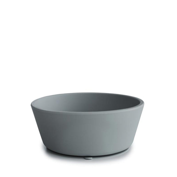 Mushie Silicone Suction Bowl - Stone