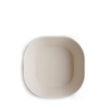 Mushie Square Dinnerware Bowl, Set of 2 - Ivory