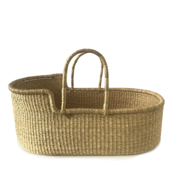 Natural Baby Moses Basket – Vegan