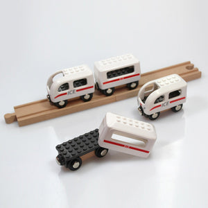 Neue Freunde NOPPI Compatible Train And Wooden Rails – DB ICE