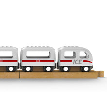 Neue Freunde NOPPI Compatible Train And Wooden Rails – DB ICE