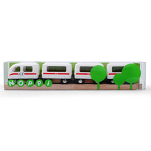 Neue Freunde NOPPI Compatible Train And Wooden Rails – DB ICE