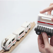 Neue Freunde NOPPI Compatible Train And Wooden Rails – DB ICE
