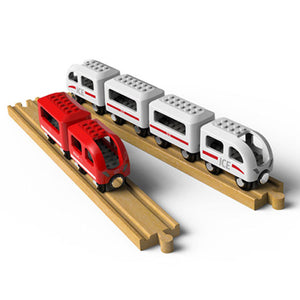 Neue Freunde NOPPI Compatible Train And Wooden Rails - DB Regio