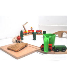 Neue Freunde Railroad Breakfast Set – Green