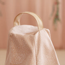 Nobodinoz Marrakech Beanbag - White Bubble / Misty Pink