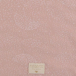 Nobodinoz Colorado Square Playmat – White Bubble / Misty Pink