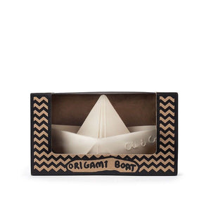 Oli and Carol Origami Boat – White