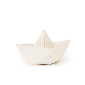 Oli and Carol Origami Boat – White