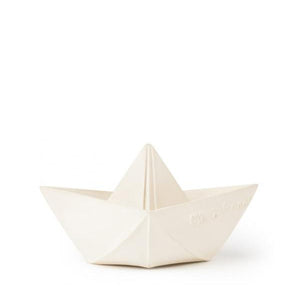 Oli and Carol Origami Boat – White