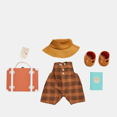 Olli Ella Dinkum Doll Travel Togs - Apricot