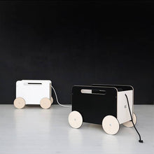 Ooh Noo Toy Chest On Wheels - Black