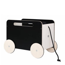 Ooh Noo Toy Chest On Wheels - Black