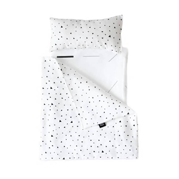 Ooh Noo Toy Pram Bedding – Tiny Triangles
