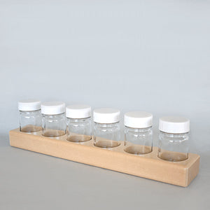 Paint Jar Holder & 6 Jars