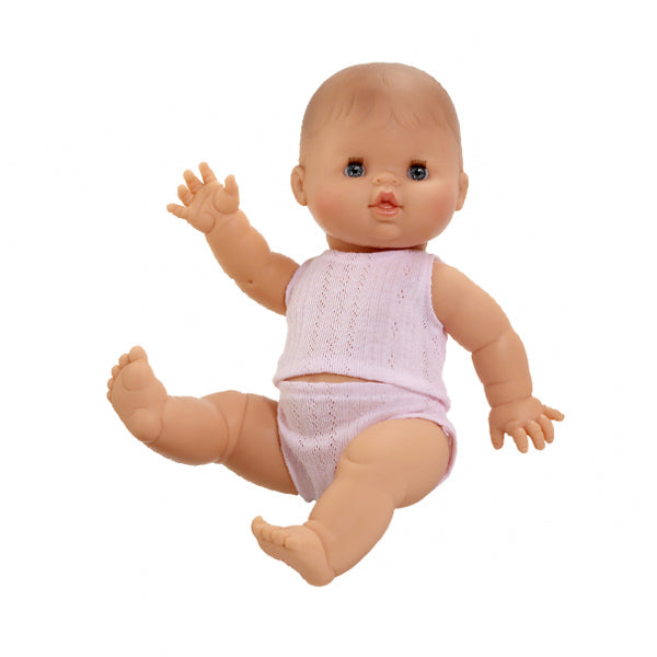 Paola Reina Baby Doll European - Girl with Pink Underwear