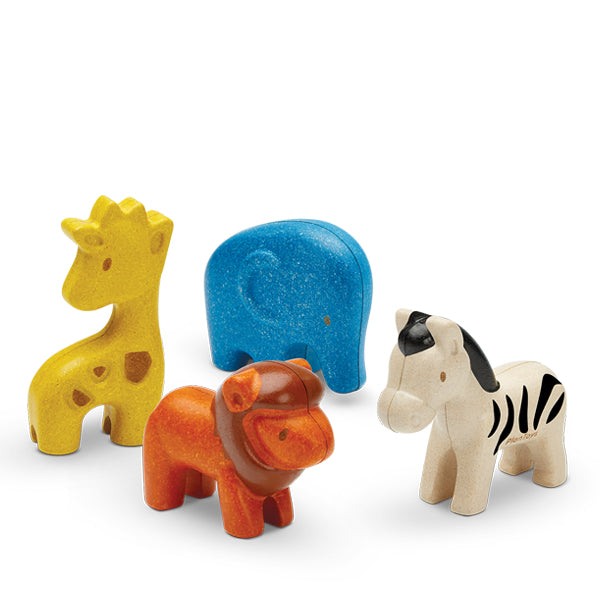 Plan Toys Wild Animals Set