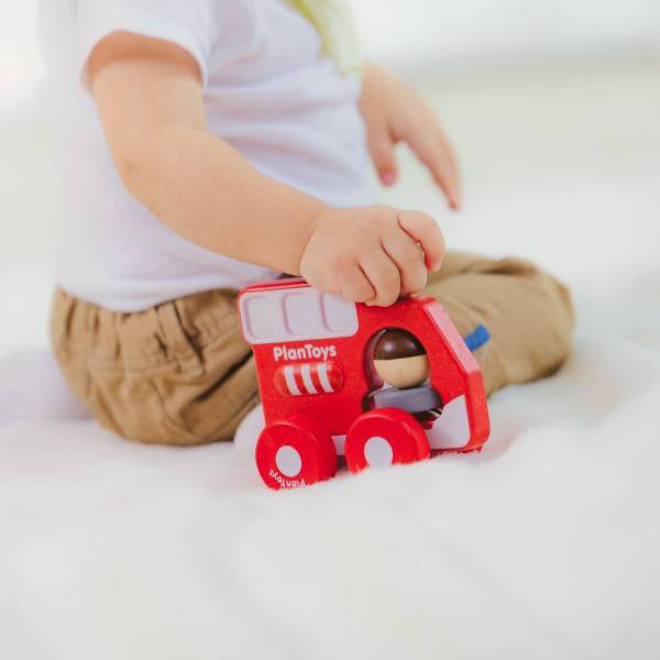 Plan toys fire truck top